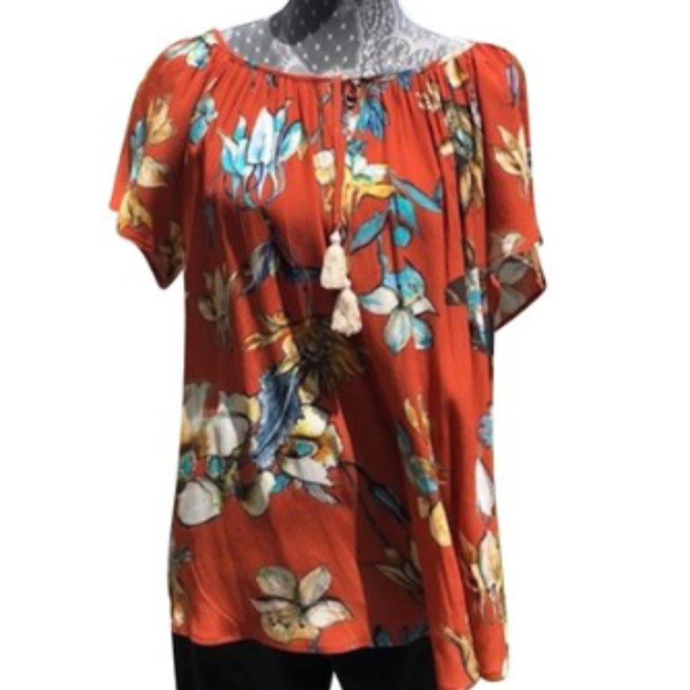 Karen Kane  Peasant Blouse
